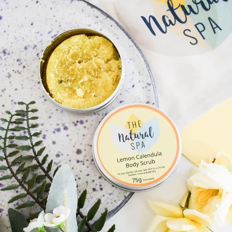 Lemon Calendula Natural Body Scrub - 75g  - Image 1